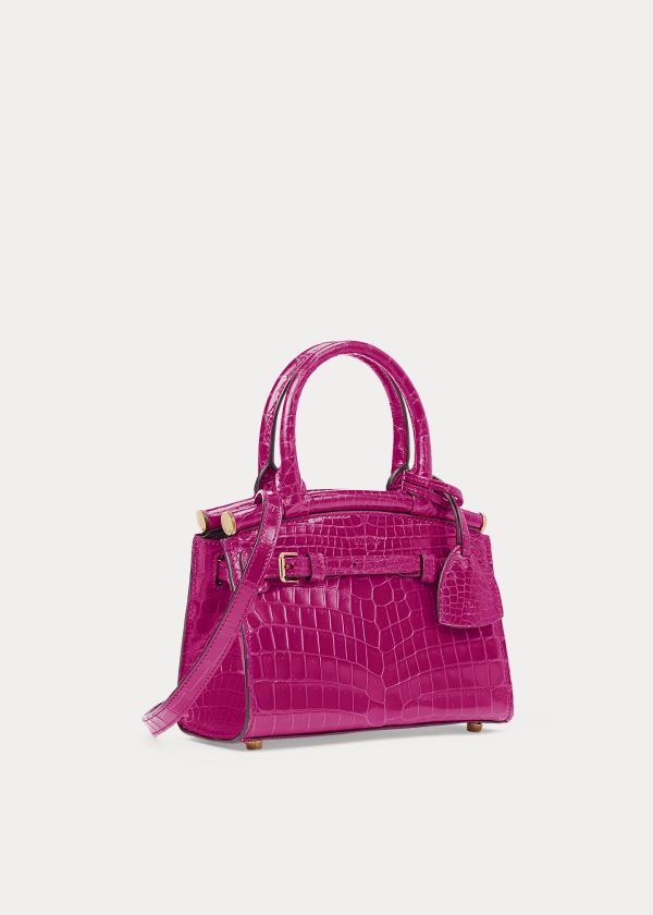 Ralph Lauren Alligator Mini RL50 Handbag Růžové | wop5tcR7