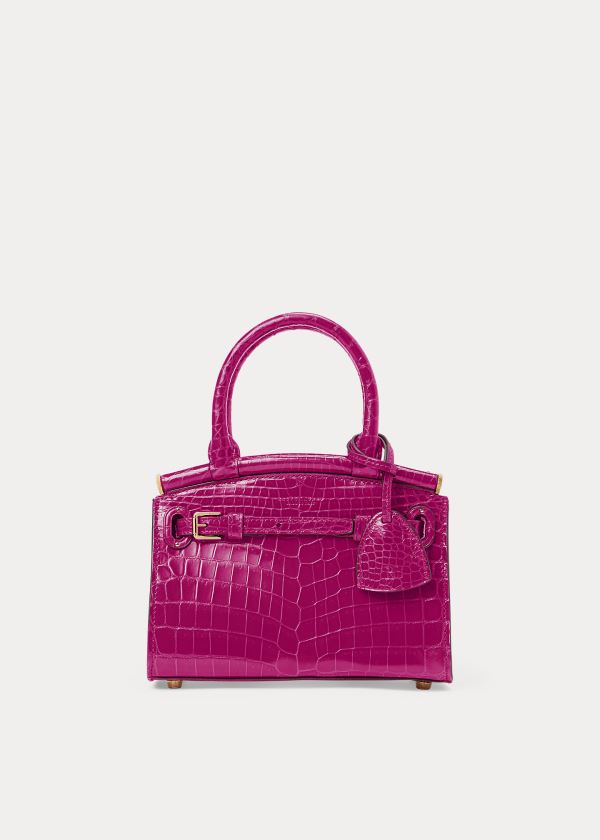 Ralph Lauren Alligator Mini RL50 Handbag Růžové | wop5tcR7