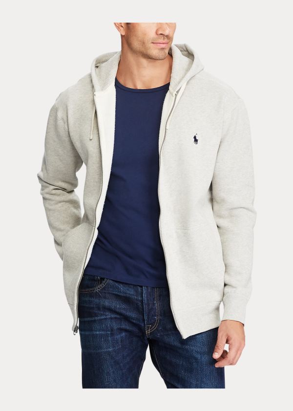 Ralph Lauren Bavlněné-Blend-Fleece Hoodie Béžový | 4QFv5lql