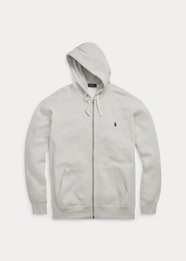 Ralph Lauren Bavlněné-Blend-Fleece Hoodie Béžový | 4QFv5lql