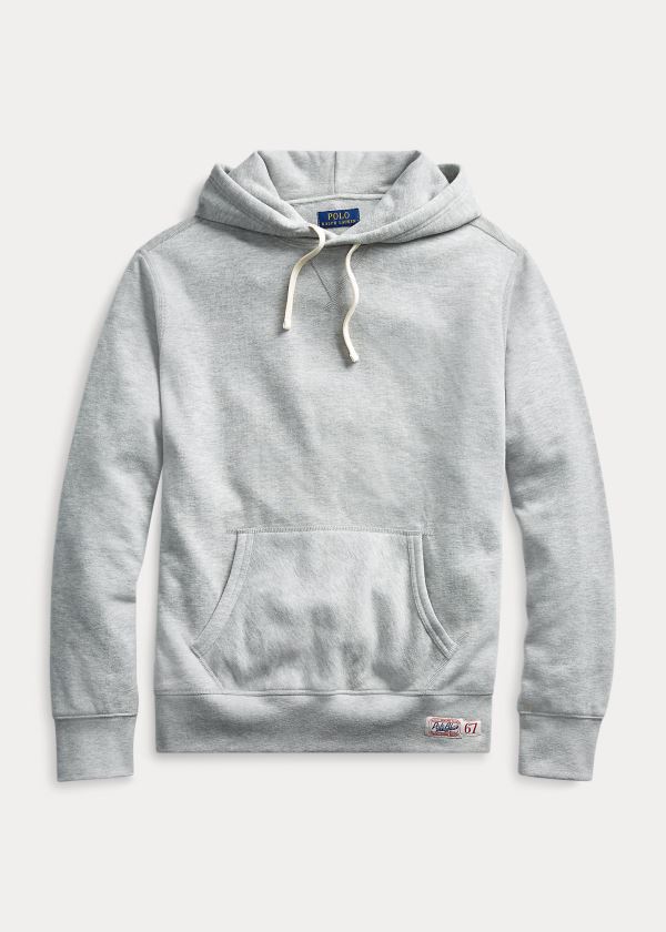 Ralph Lauren Bavlněné-Blend-Fleece Hoodie Šedé | ehPCsJj3