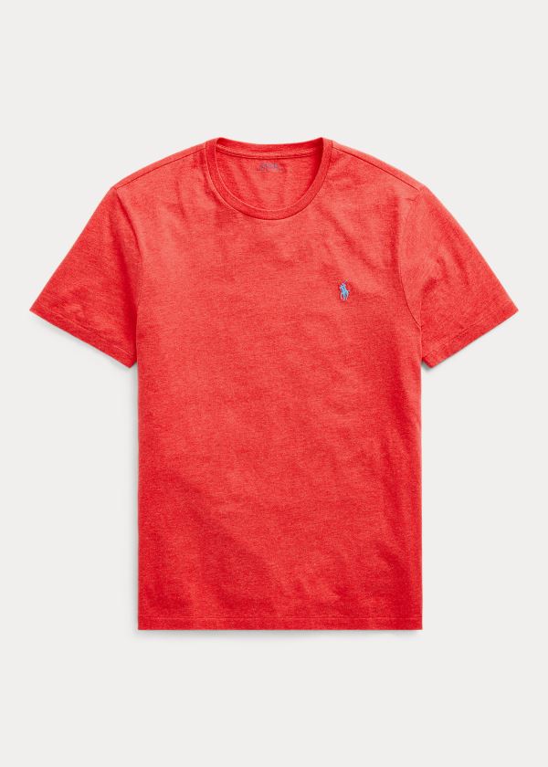 Ralph Lauren Bavlněné Jersey Crewneck T-Shirt Koralove | uMRsiugv