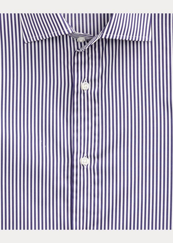 Ralph Lauren Bengal-Striped Twill Shirt Fialové | 45E2xSO9