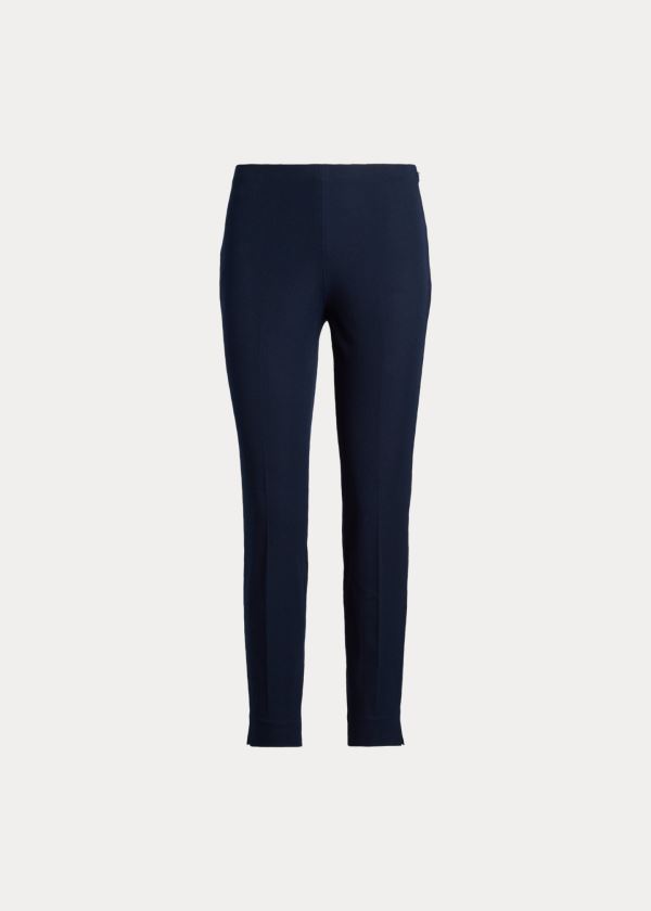 Ralph Lauren Bi-Stretch Skinny Pant Tmavě Blankyt | CbDQN01f