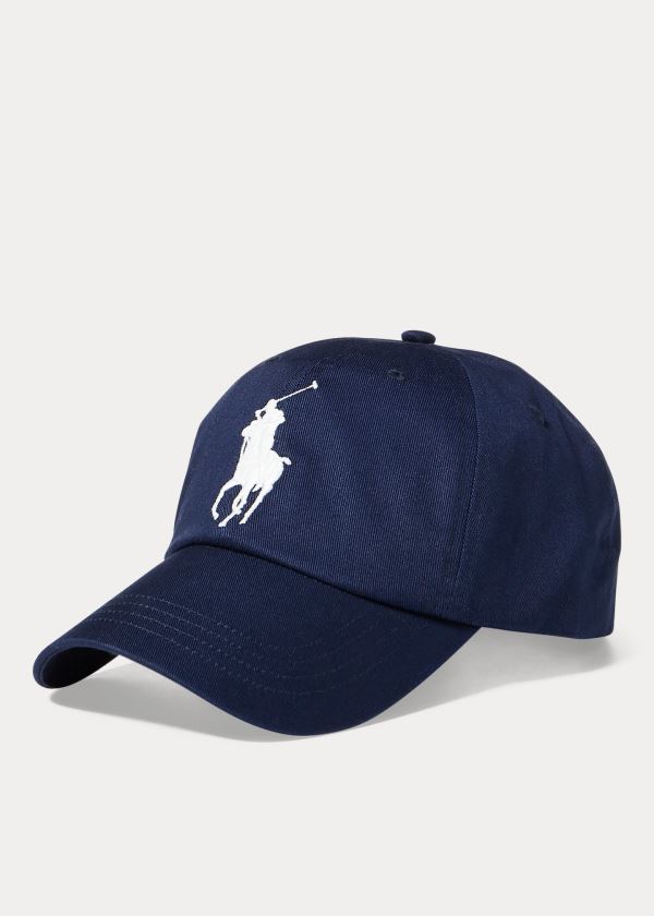 Ralph Lauren Big Pony Chino Baseball Cap Tmavě Blankyt | zJq4CJmQ