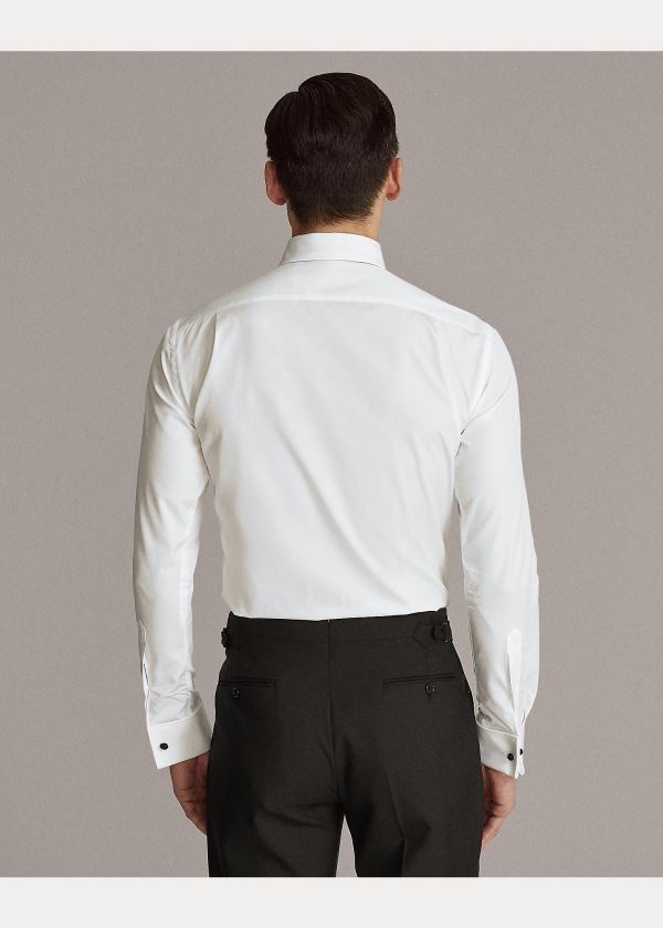 Ralph Lauren Bond Tailored Šaty Shirt Bílé | oQxB1bL0