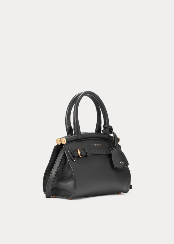 Ralph Lauren Calfskin Mini RL50 Handbag Černé | JBN7FxYm