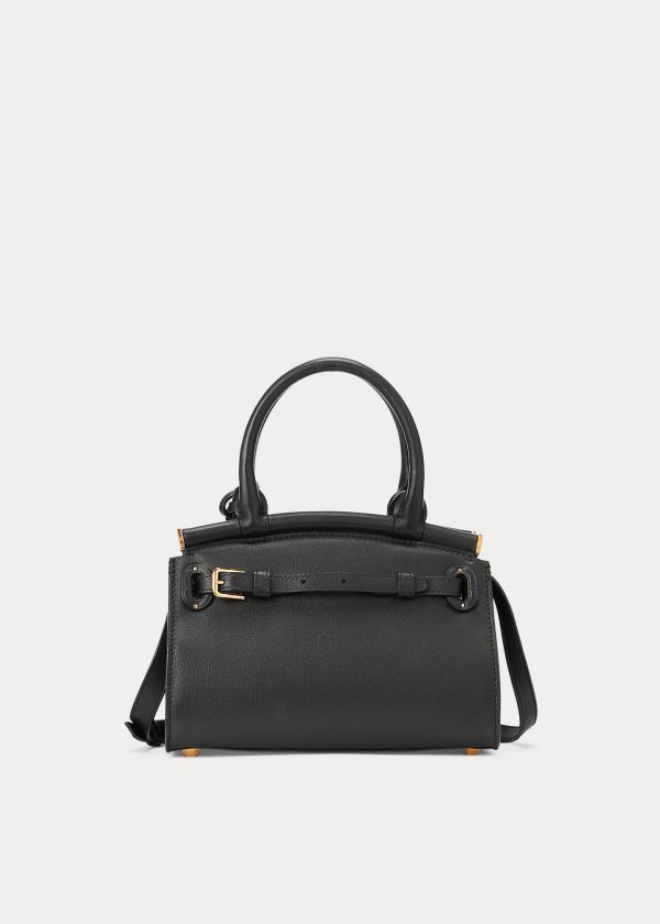 Ralph Lauren Calfskin Mini RL50 Handbag Černé | JBN7FxYm