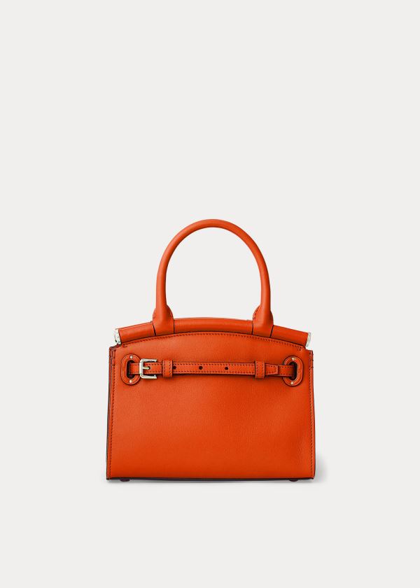 Ralph Lauren Calfskin Mini RL50 Handbag Oranžové | yUGQMpON