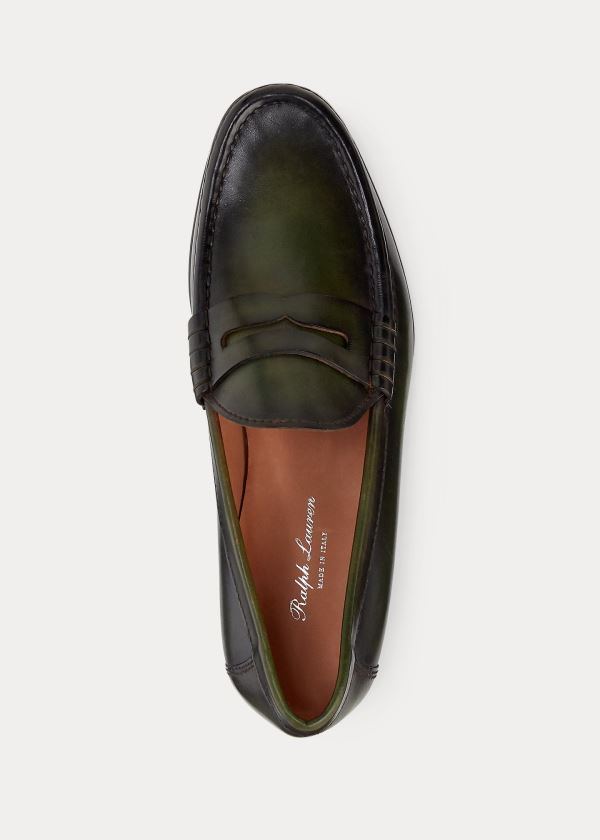 Ralph Lauren Chalmers Calfskin Penny Loafer Černé | 2ma5OpSV