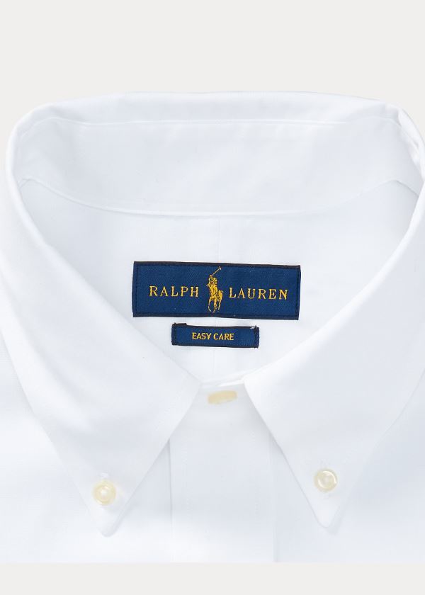 Ralph Lauren Classic Fit Easy-Care Shirt Bílé | 4lcFQt3U