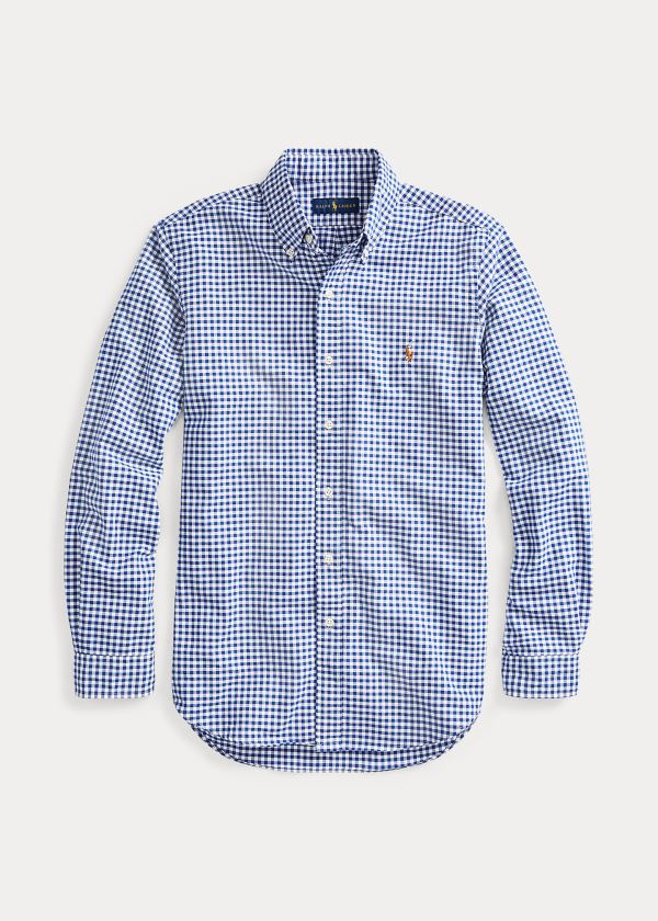 Ralph Lauren Classic Fit Gingham Shirt Blankyt Bílé | ZdOPdWKt