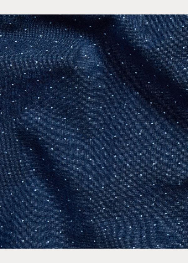 Ralph Lauren Classic Fit Indigo Dot Shirt Indigo | idIcSZca