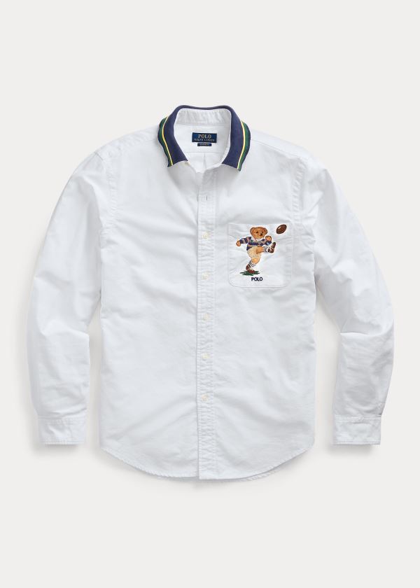 Ralph Lauren Classic Fit Kicker Bear Shirt Viacfarebný | 9eWltlr0