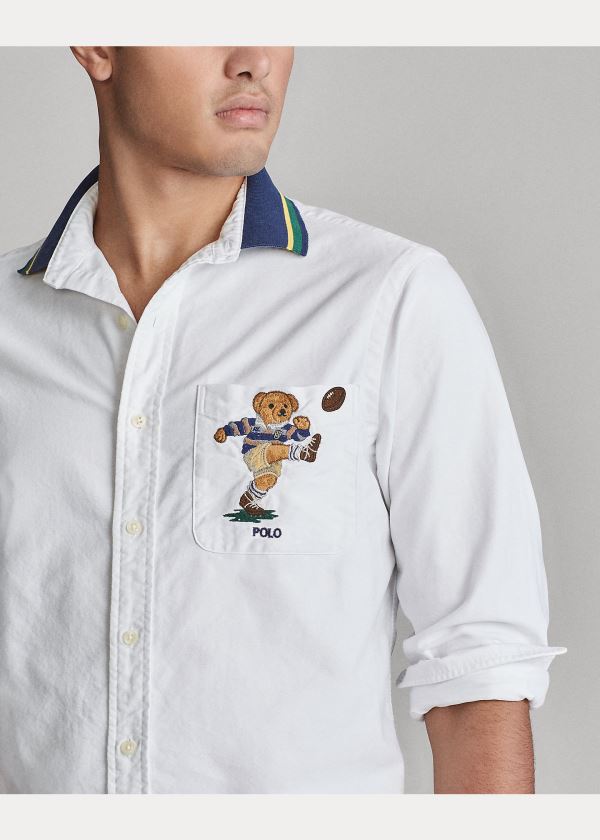 Ralph Lauren Classic Fit Kicker Bear Shirt Viacfarebný | 9eWltlr0