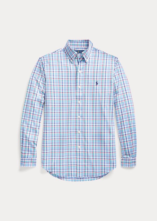 Ralph Lauren Classic Fit Performance Shirt Blankyt Červené Viacfarebný | B3s59LEe