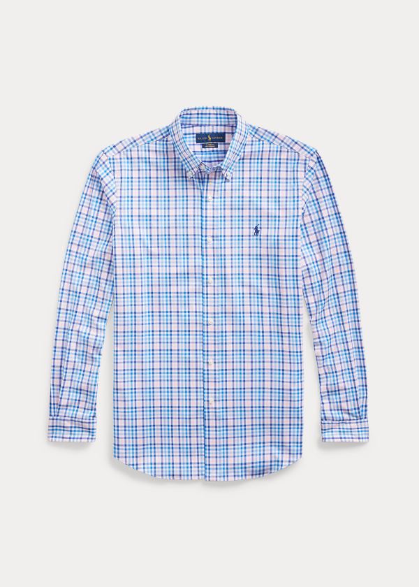 Ralph Lauren Classic Fit Performance Shirt Růžové Blankyt Viacfarebný | QBl3ExQ6