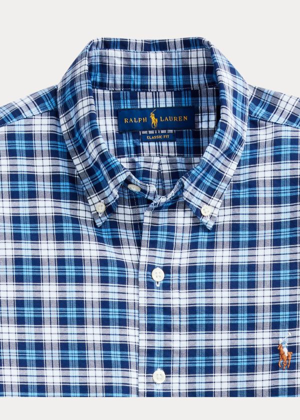 Ralph Lauren Classic Fit Plaid Oxford Shirt Bílé Blankyt Viacfarebný | 7u02PiHF