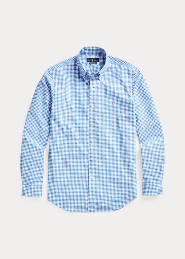 Ralph Lauren Classic Fit Plaid Poplin Shirt Blankyt Růžové Viacfarebný | e28G4IKZ