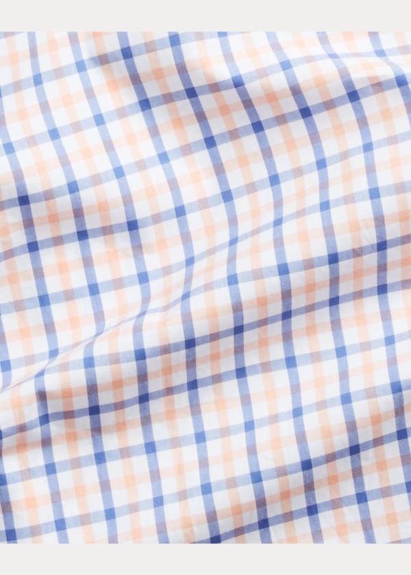 Ralph Lauren Classic Fit Plaid Poplin Shirt Oranžové Blankyt Viacfarebný | jpHZuyCK