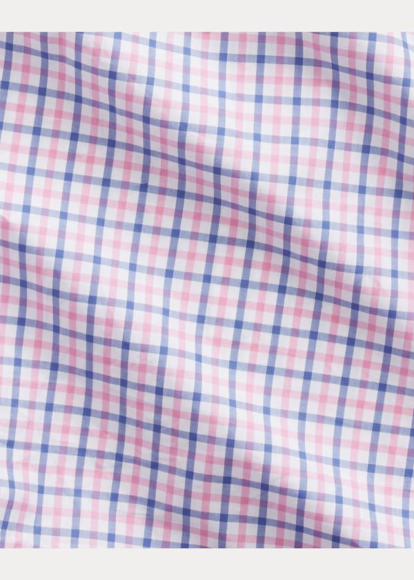 Ralph Lauren Classic Fit Plaid Poplin Shirt Růžové Blankyt Viacfarebný | yy3EjbWl