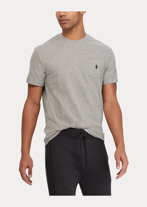 Ralph Lauren Classic Fit Pocket T-Shirt Šedé | 2iqCxZvh