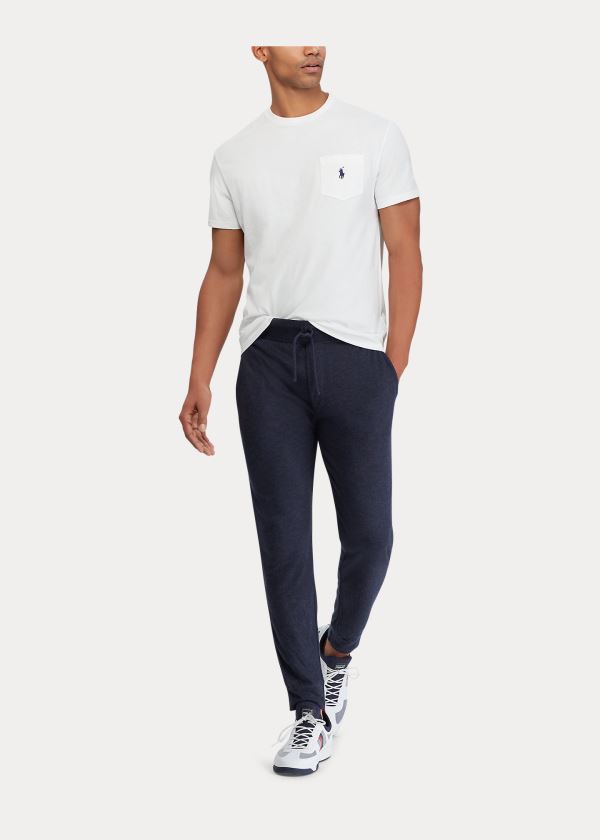 Ralph Lauren Classic Fit Pocket T-Shirt Bílé | bsx5D3kK