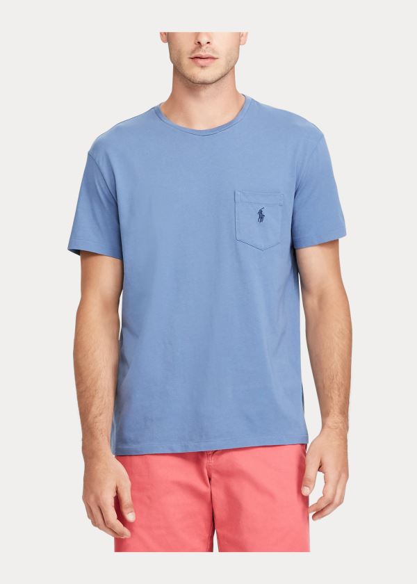 Ralph Lauren Classic Fit Pocket T-Shirt Blankyt | xFbaRFy0