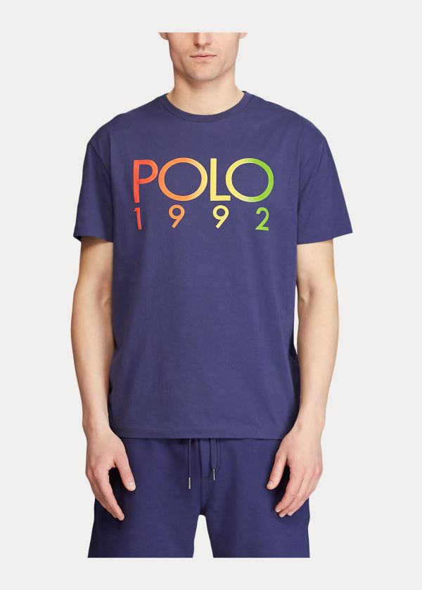 Ralph Lauren Classic Fit Polo 1992 T-Shirt Tmavě Blankyt | B1KgHIxY