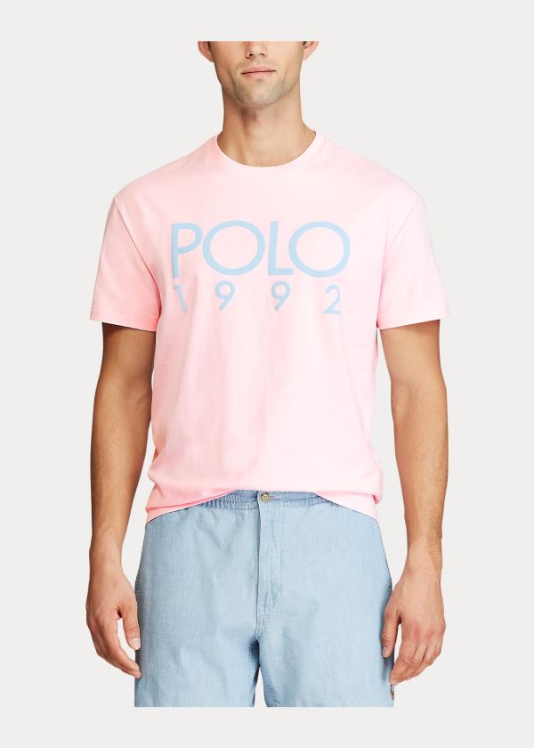 Ralph Lauren Classic Fit Polo 1992 T-Shirt Růžové | FjahHOpA