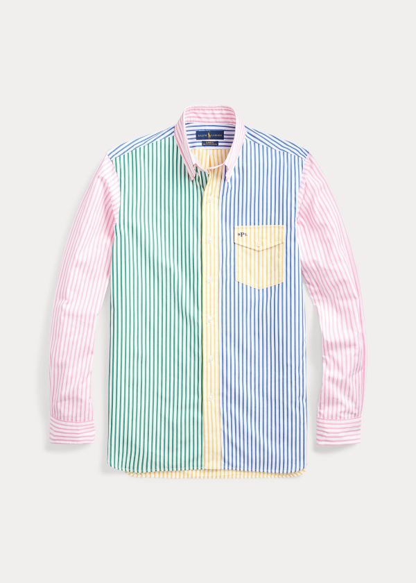 Ralph Lauren Classic Fit Poplin Fun Shirt Viacfarebný Proužek | AApoRSL3