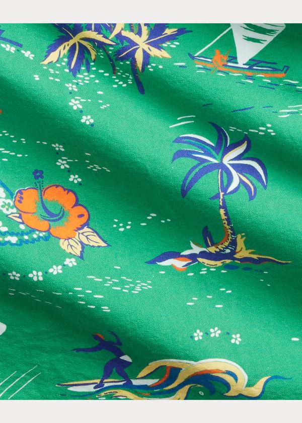 Ralph Lauren Classic Fit Tropical Shirt Zelene Viacfarebný | 8m3SwYDz