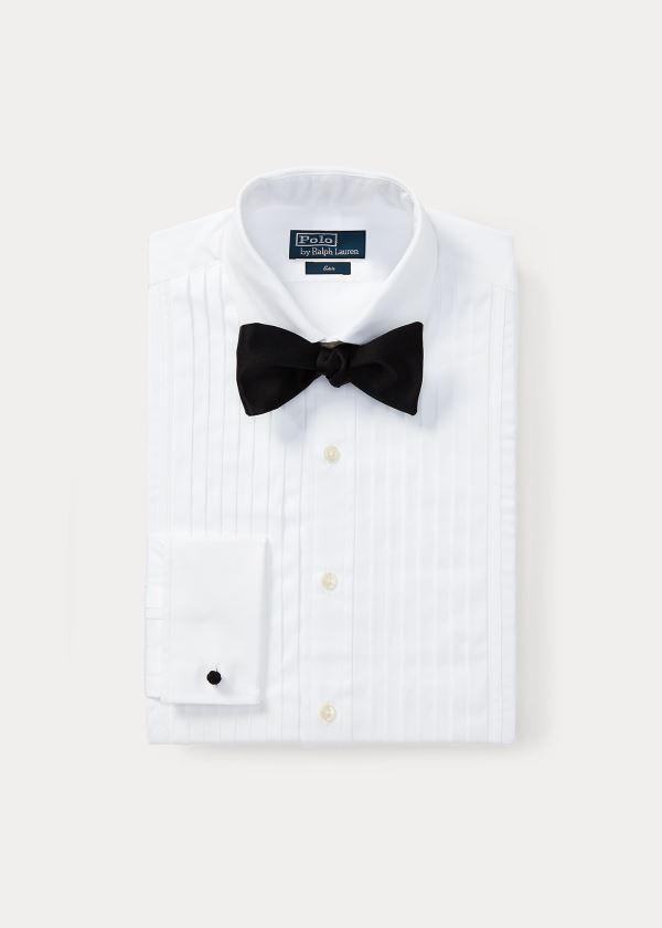 Ralph Lauren Classic Fit Tuxedo Shirt Bílé | px1u1Zd4