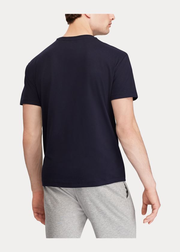 Ralph Lauren Classic Fit V-Neck T-Shirt Černé | R8zj7wuL