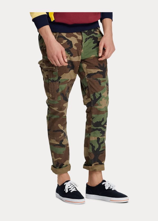 Ralph Lauren Classic Tapered Fit Cargo Pant Maskáčové | AQxxOJ29