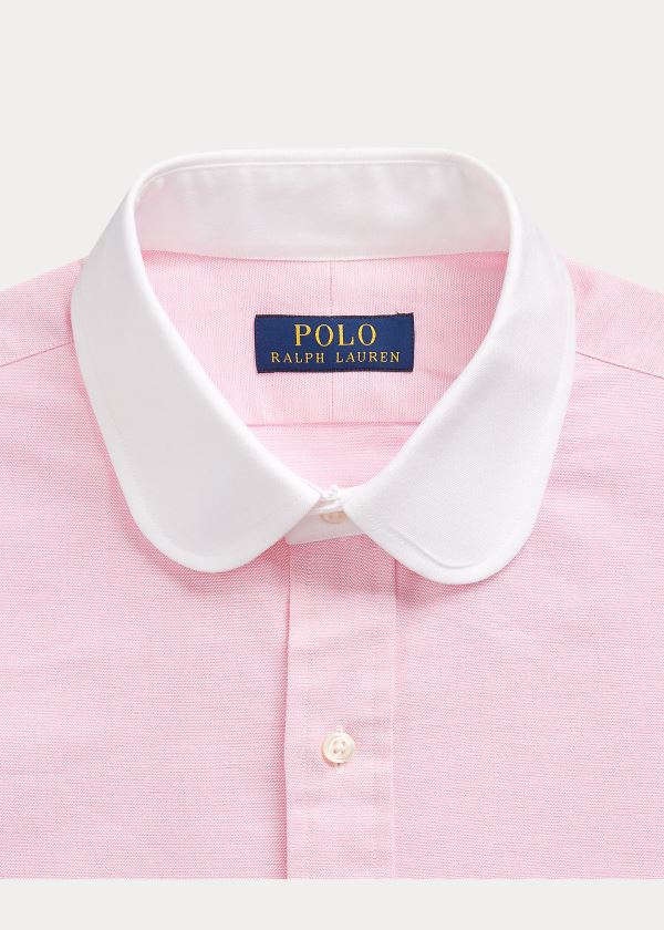 Ralph Lauren Custom Fit Oxford Shirt Růžové | 89OBvpqs