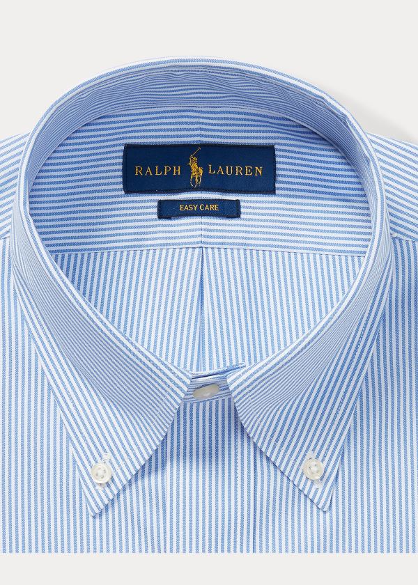 Ralph Lauren Custom Fit Striped Shirt Blankyt Bílé | xFoqfQVs