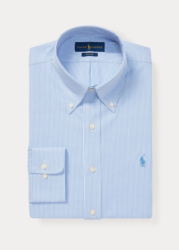 Ralph Lauren Custom Fit Striped Shirt Blankyt Bílé | xFoqfQVs