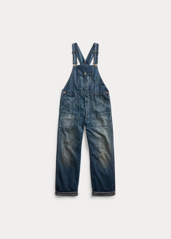 Ralph Lauren Denim Overall Blankyt Blankyt Světle Modré | 7jiNsWE0