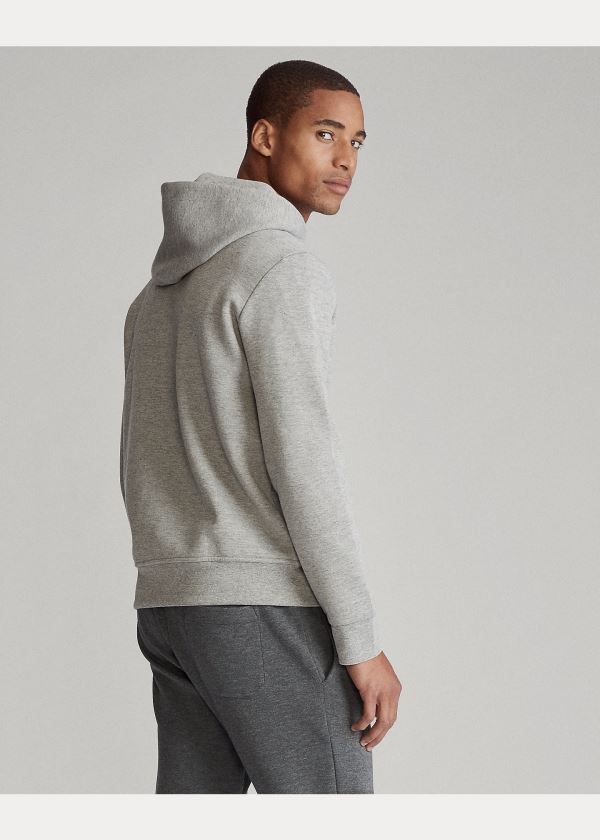 Ralph Lauren Double-Knit Full-Zip Hoodie Šedé | K6rEVoZH