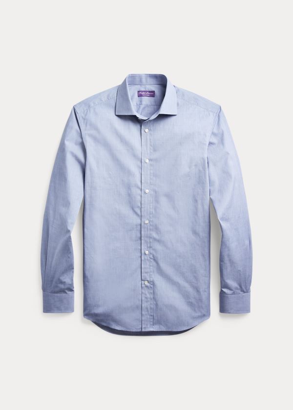 Ralph Lauren End-on-End Shirt Tmavě Blankyt | VqZ7A7em