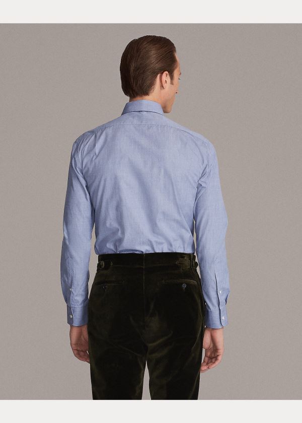 Ralph Lauren End-on-End Shirt Tmavě Blankyt | VqZ7A7em