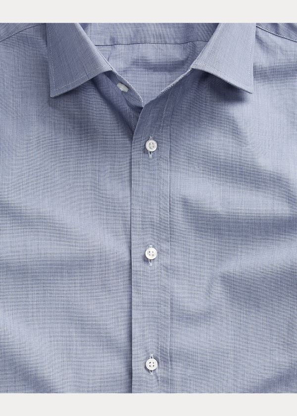 Ralph Lauren End-on-End Shirt Tmavě Blankyt | VqZ7A7em