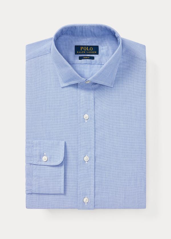 Ralph Lauren Estate Slim-Fit Poplin Shirt Světle Blankyt | hlLyYoFW