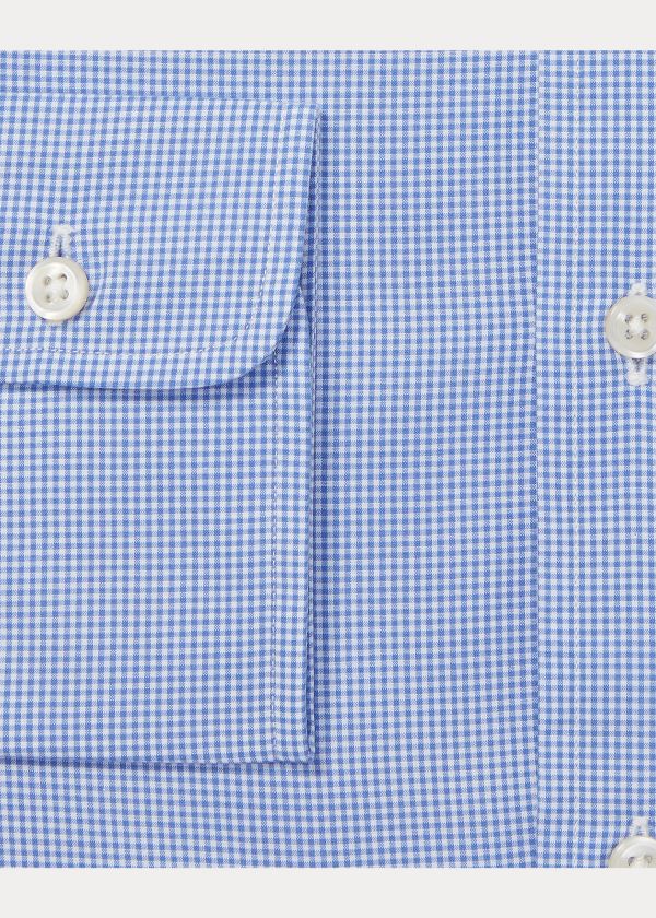 Ralph Lauren Estate Slim Gingham Shirt Blankyt Bílé | gq7MkRuR