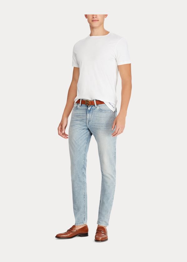 Ralph Lauren Faded Stretch Skinny Jean Světle Indigo | 1jQtMN2u