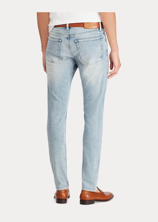 Ralph Lauren Faded Stretch Skinny Jean Světle Indigo | 1jQtMN2u