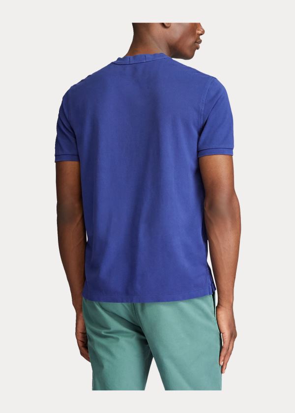 Ralph Lauren Featherweight Mesh Henley Královská Modrá Blankyt | ormOA9PM