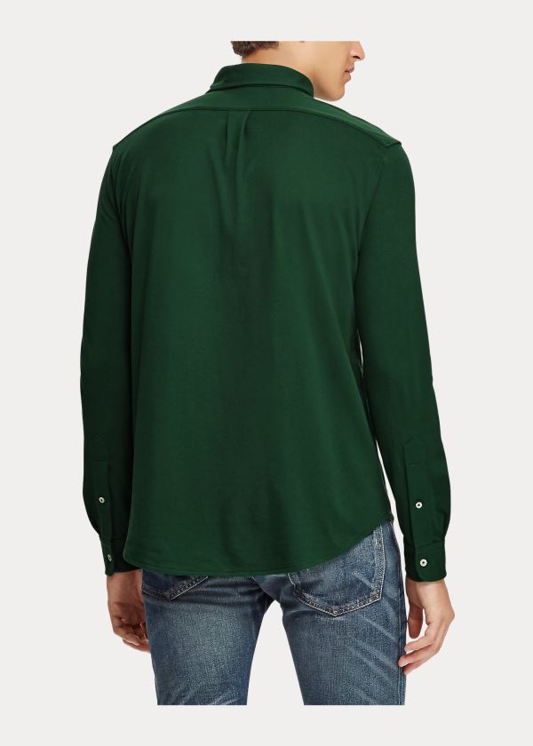 Ralph Lauren Featherweight Mesh Shirt Zelene | 436SKYlJ