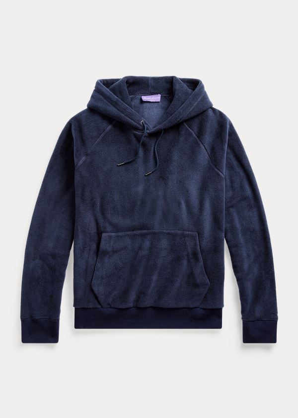 Ralph Lauren Fleece Hoodie Tmavě Blankyt | 2TOKWxlK